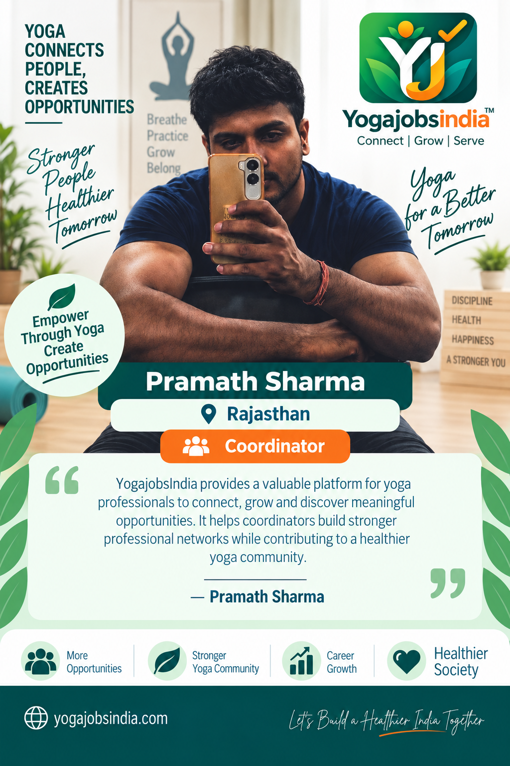 Pramath Sharma Rajasthan - Coordinator